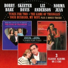 Tunes For Two / Game Of Triangles / Your Husband, My Wife [2xCD] - Bobby Bare , Norma Jean & Skeeter Davis